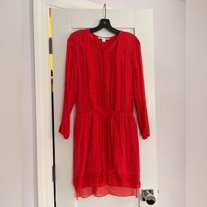 Diane Von Furstenberg Red Mini Dress